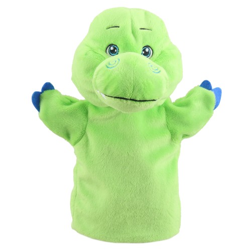 First dinosaur puppet green - my,