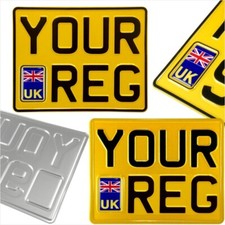 9x7 Yellow Pressed Metal