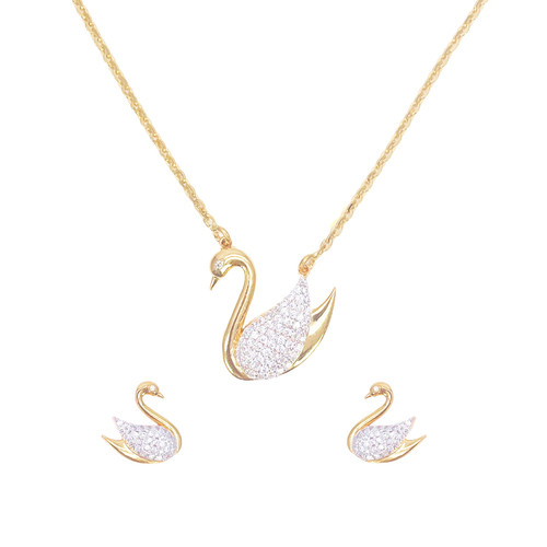 22ct yellow gold - gold, swan