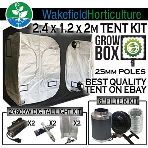 Grow box tent kit - 1.2m,