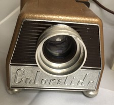 Vintage Bronze Specto Colorslide  35MM Slide Projector Working 1950-60s