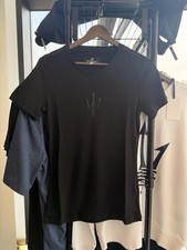 Women’s X-Small Maserati Black Crew Neck T-Shirt with Trident Logo