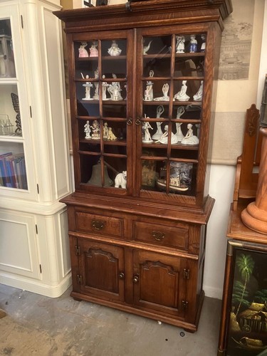 Vintage oak welsh dresser - oak,