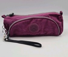 KIPLING Purple Small Pencil Jewellery Toiletry Case Bag ( No Charm)