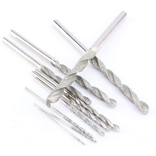 Diamond tipped drill bit set - tipped,