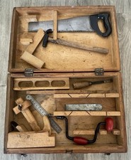Vintage Mid Century Children’s carpenters Tool Box