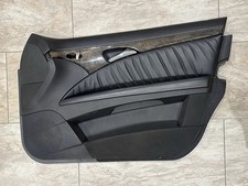 Mercedes-Benz E Class W211 Estate Front Offside Door Card. Black Leather