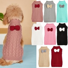 Winter Puppy Dog Jumper Knitted Pullover Pet Dogs Sweater Soft Warm Coat Outfits