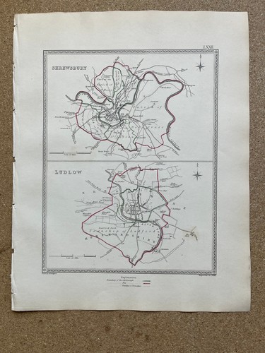 1835 antique town - 1835, of