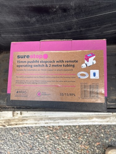 Surestop rpl stopcock - surestop,