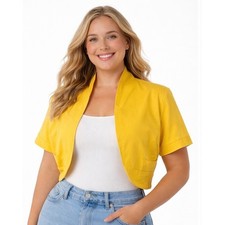 Belle Pogue Womens L Yellow