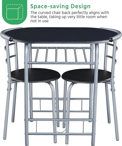 Compact small black - compact, dining