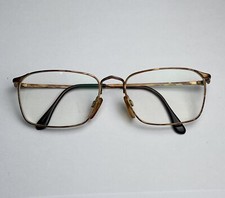 Giorgio Armani Eyeglasses Glasses Frames Brown Bronze Square Full Rim 56-17-135