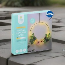Solar Powered Floral Hanging