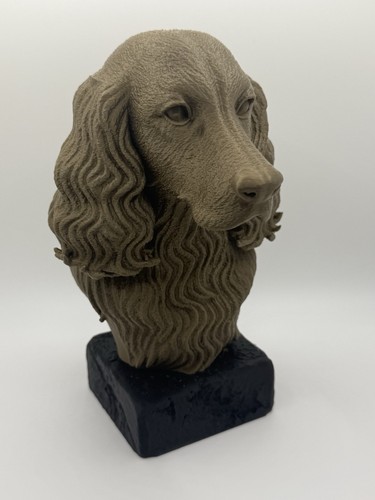Springer spaniel dog sculpture - springer,