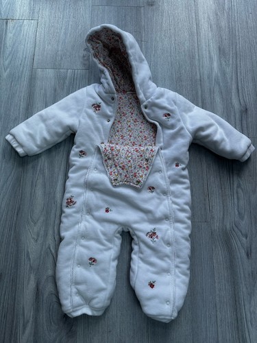 New next baby white floral - new,