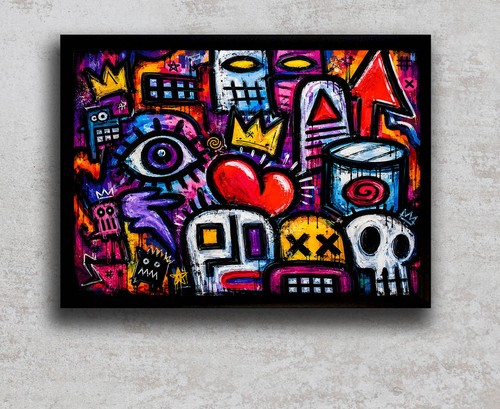 Abstract graffiti pop - graffiti,