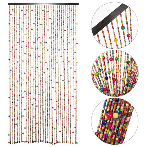 190x90cm wooden beaded bamboo - 190x90cm,