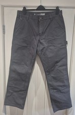 Carhartt Men's Trousers W34 L30 Rugged Flex Straight Relaxed Duck Double-Front