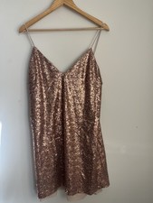 Next Size 14 Gold Sequin