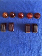 9 Genuine Vintage Lucas And Butlers Light Lenses Glass