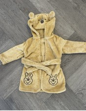 Age 3-6 Months Baby Dressing Gown Sleep Wear Winnie The Pooh Dressing Gown
