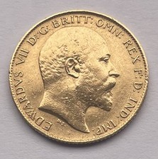 1910 Edward VII 22ct Gold Half