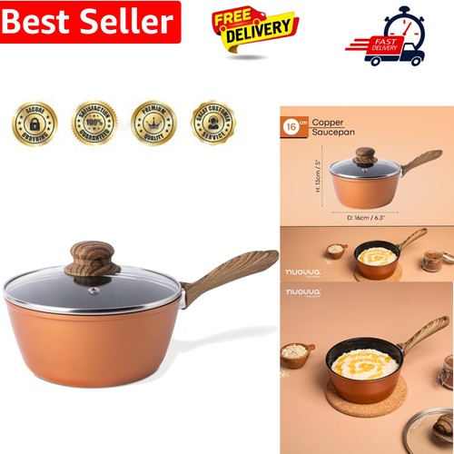 Non stick saucepan with lid - stick,