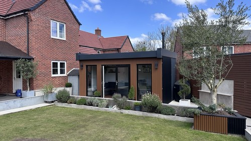 Insulated garden room office - insulated,
