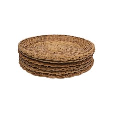 Vintage Wicker Rattan Charger