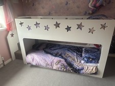 Kids bunkbed white modern