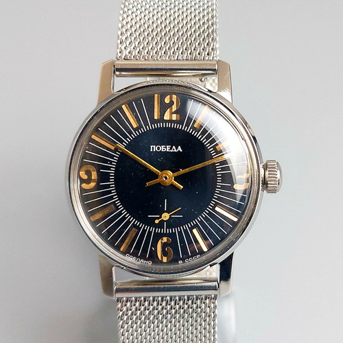 Soviet men watch - soviet, pobeda