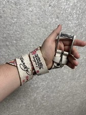 Ed Hardy Vintage White Leather