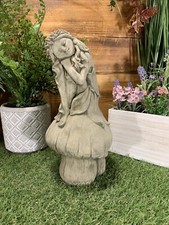 Stone garden fairy angel - angel, on