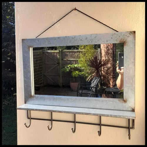 Industrial style mirror - style, with