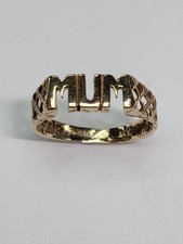 9CT GOLD MUM RING