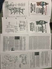 A K Brill Carnival/ Fairground Ride Plans X 8