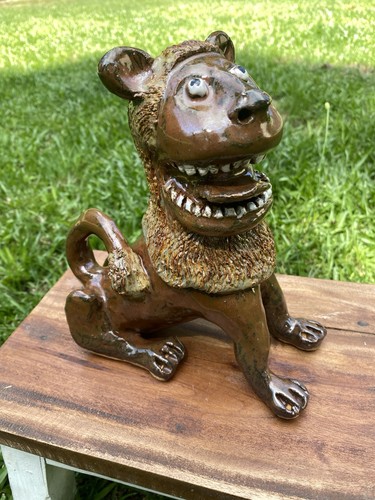 Marvin bailey pottery lion - marvin,