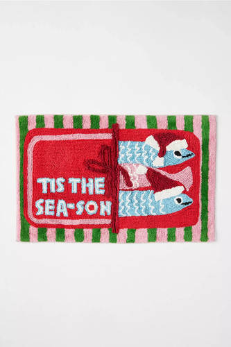 Anthropologie bathmat tis the - tis,
