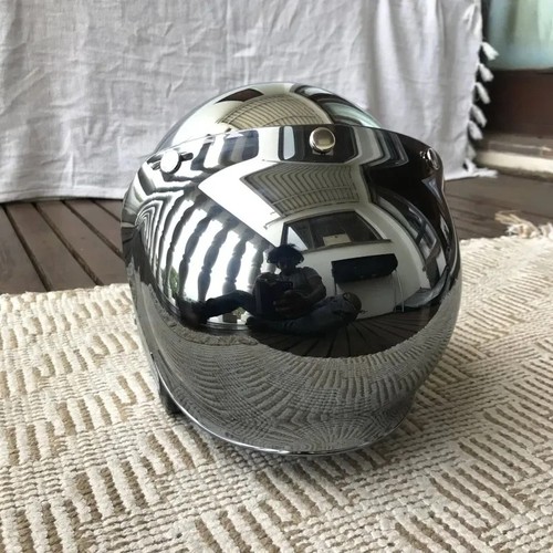 Open face motorcycle helmet - motorcycle,