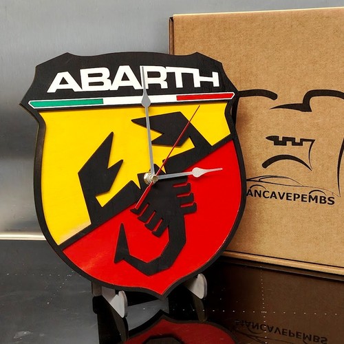 Abarth inspired wall clock - wall, –