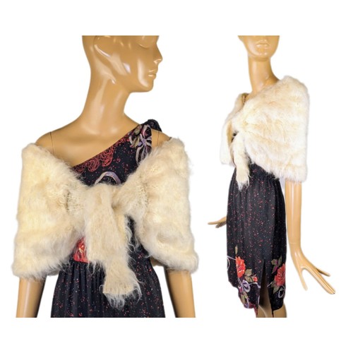 Vintage ivory cream mohair - vintage,