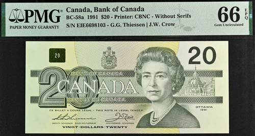Bank canada note - bank,