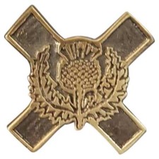 New Scottish Glengarry Cap Badges Thistle Emblem Antique Finish/Army Cap Badge