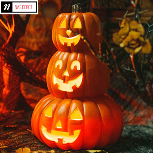 Halloween large pumpkin led - halloween,