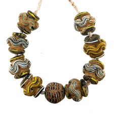 (2949) Very Large Early Islamic Glass Beads Bopies.