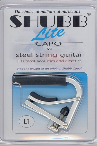 Shubb lite guitar capo - guitar,