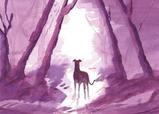Greyhound Art Print Painting