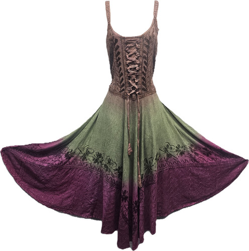 Knee length boho dress casual - length,