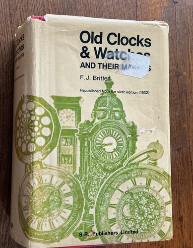 Book old clocks - book,